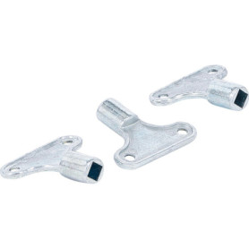 Jeu de clés de purge de radiateurs BGS Do it yourself - 3 pièces