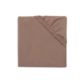 Drap-Housse Jersey Milky Coffee pour Lit Junior - Jollein