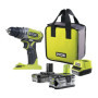 Perceuse-visseuse à percussion RYOBI 18V ONE+ avec 2 batteries Lithium