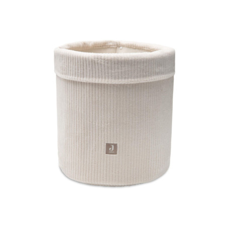 Panier de Rangement Jollein Cloudy Rib Oatmeal - Organisateur Pratique pour Bébé