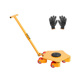 Chariot de Transport VEVOR pour Machines - Capacité 3991,6 kg avec Disque Pivotant