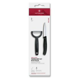 Set de Couteau à Légumes et Éplucheur Victorinox - 2 Pièces en Acier Inoxydable