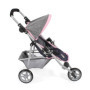 Poussette de Poupée Lola - Jogging Gris Marine pour Enfants
