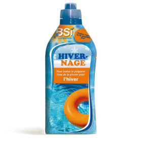BSI Hivernage Liquide 1L pour Piscine - Protection Contre Saleté et Dépôts