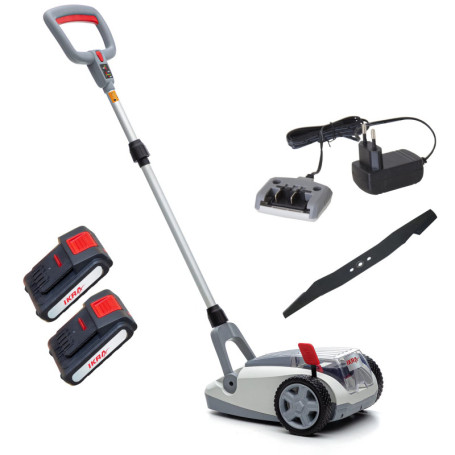 Tondeuse à gazon sans fil IKRA ICHM 20 avec 2 batteries et chargeur