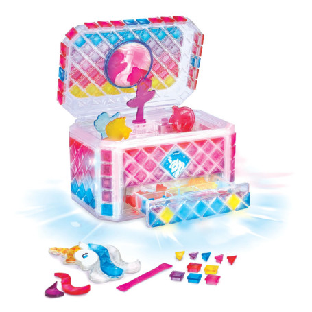 VTech Mosaic Magic - Boîte à Bijoux Lumineuse et Personnalisable pour Enfants
