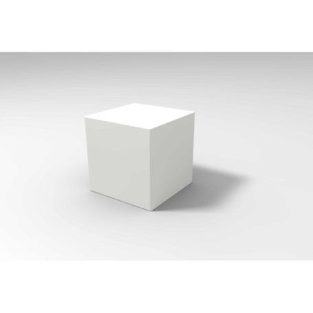 Cube Siège et Table Basse ICEKUB Blanc 35 cm - Kloris