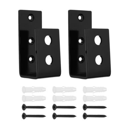 Lot de 2 Supports de Sécurité Robustes pour Porte de Garage - SG Store