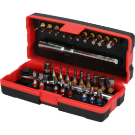 Coffret d'embouts de tournevis KS Tools 31 pièces avec rallonge