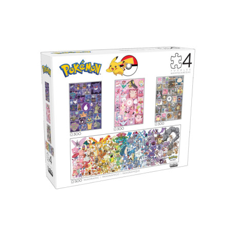 Buffalo Games Pokémon Multipack - 3 Puzzles de 300 Pièces