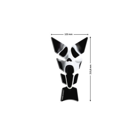 Protection de Réservoir Puig 9602N Modèle Scream Noir