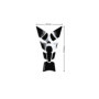 Protection de Réservoir Puig 9602N Modèle Scream Noir