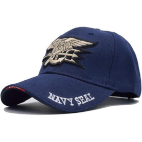 Casquette de Baseball Homme Navy - HIUHIU, Chapeau Tactique Réglable