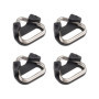Futheda Lot de 4 Anneaux Triangulaires pour Sangle d'Appareil Photo