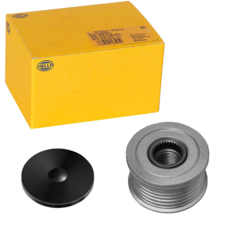 Poulie Débrayable d'Alternateur Hella - Qualité OE avec Cache