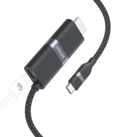 Adaptateur Anker Nano USB-C vers HDMI 4K avec Charge Rapide 140W - 0,9m