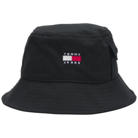 Chapeau Bob Tommy Jeans Heritage Noir pour Homme