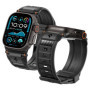 Bracelet Spigen Rugged Ultra pour Apple Watch - Noir Mat