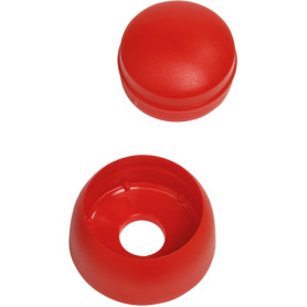 Lot de 10 cache-vis rouges pour équipements de jeu GK Collection