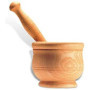 Mortier en Bois M.Nogueira - 11 cm pour Cuisine