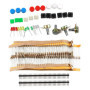 Kit Composants Électroniques HALJIA pour Arduino avec Interrupteurs et LED