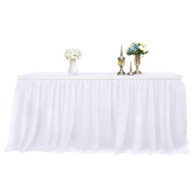 Nappe Tulle Moelleux 3 Couches MineSha pour Fête et Mariage - 2 Mètres