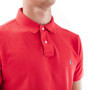 Pull-over Ralph Lauren pour homme en rouge avec col roulé