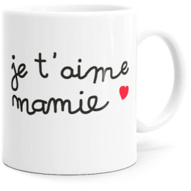 Mug Humoristique Je T’aime Mamie - Cadeau Original Imprimé en France