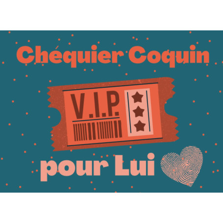 Chequier Coquin pour Lui - Coupons Sexy pour Couples
