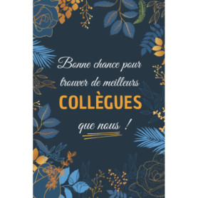 Carnet de Notes Humoristique pour Collègues - Idéal Cadeau de Départ