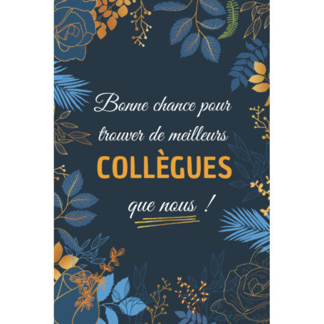 Carnet de Notes Humoristique pour Collègues - Idéal Cadeau de Départ