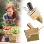 Set de 2 Brosses à Désherber en Acier pour Jardin