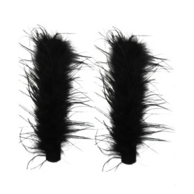 Bracelets Slap à Plumes pour Femme - Accessoires de Mode Festifs