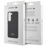 Coque en Silicone Lacoste pour Samsung Galaxy S23 - Noir Élégant