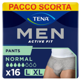 TENA Hommes Active Fit Pants Large - Culottes Absorbantes Respirantes