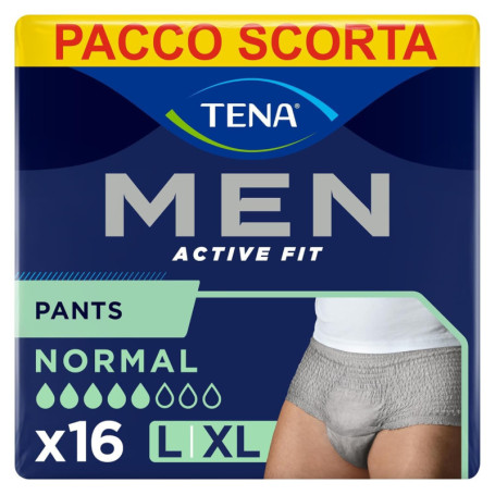 TENA Hommes Active Fit Pants Large - Culottes Absorbantes Respirantes