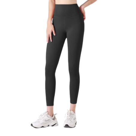 Leggings Taille Haute YKKJ pour Femme - Pantalon de Yoga et Pilates Noir