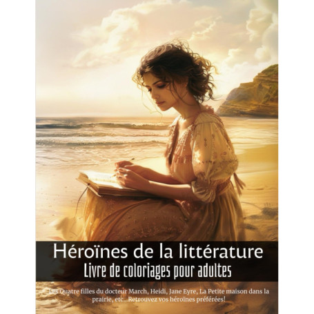 Cahier de Coloriages Héroïnes de la Littérature pour Adultes