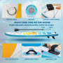 Planche de SUP Gonflable Overmont avec Accessoires Complets