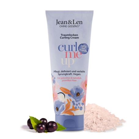Crème Bouclante Traumlocken - Jean & Len, Eau de Riz et Baie d'Açaï