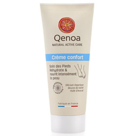 Crème Confort Qenoa pour Pieds Secs - Soin Nourrissant 75 ml