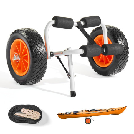 Chariot de Kayak Pliable VEVOR - Transport Facile jusqu'à 90 kg