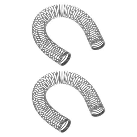 Lot de 2 Ressorts Anti-Pliure en Acier Galvanisé - 16 mm x 200 mm