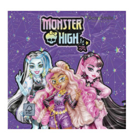 Lot de 20 serviettes en papier multicolores pour anniversaires d'enfants