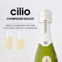 Bouchon de Champagne en Acier Inoxydable Poli - Cilio