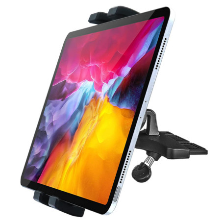 Support Tablette Voiture Fente CD Rotatif 360° - woleyi