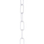Chaîne Éclairage Lustre Maillons Ouverts 2m Blanc Éclatant - ElekTek