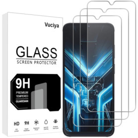 Vuciya Lot de 3 Verres Trempés pour CUBOT X70 - Protection Écran HD Ultra Transparent