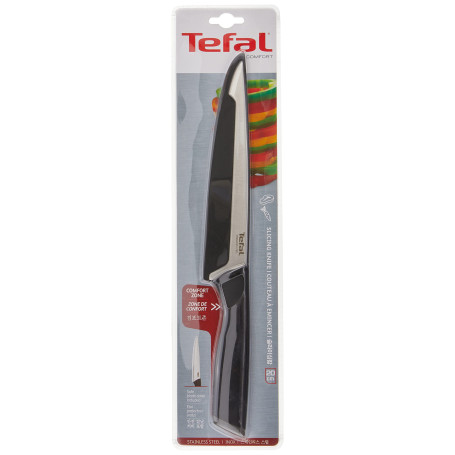 Couteau de Cuisine Tefal Comfort 20 cm - Noir