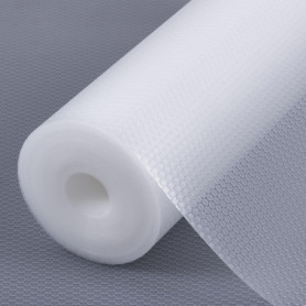 Revêtement Transparent pour Étagères de Cuisine - Tapis Antidérapant 44x400cm
